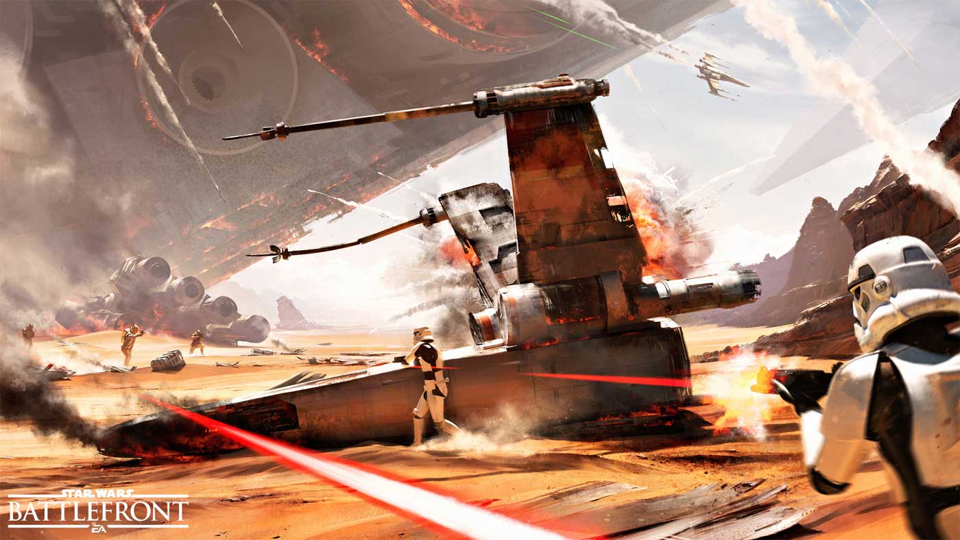 Star Wars Battlefront – DLC Bitwia o Jakku z trybem dla 40 graczy