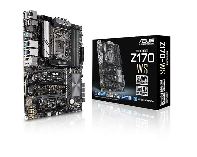 ASUS przedstawia Z170-WS. Ta płyta główna sporo potrafi