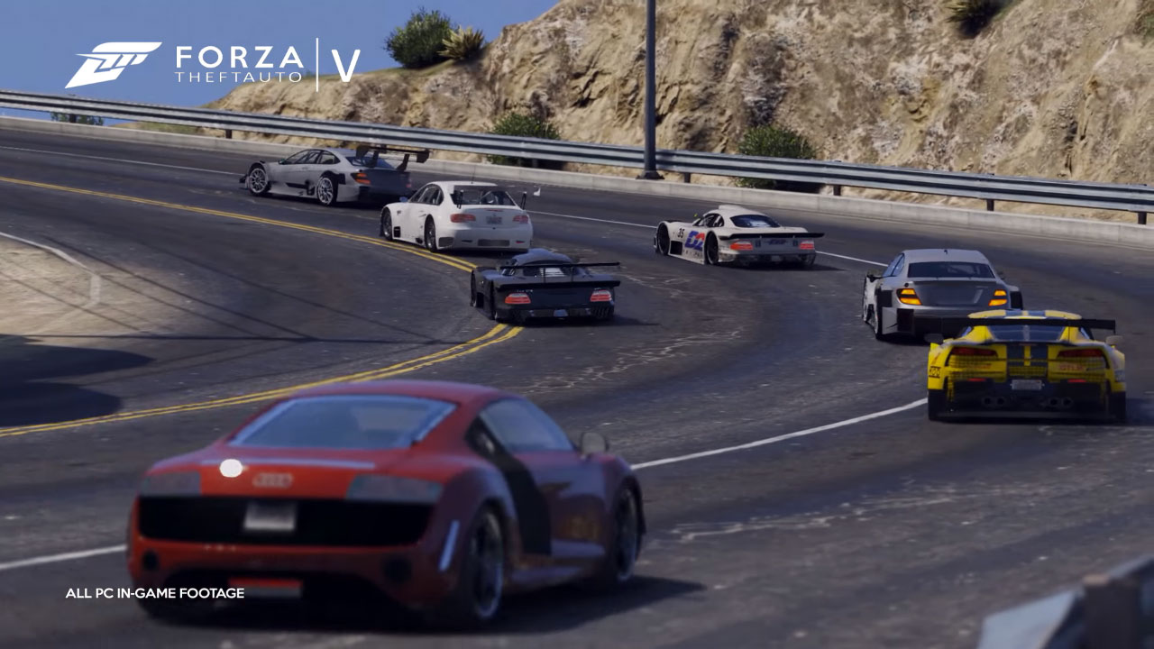 GTA V bawi się w naśladowanie Forza Motorsport 6