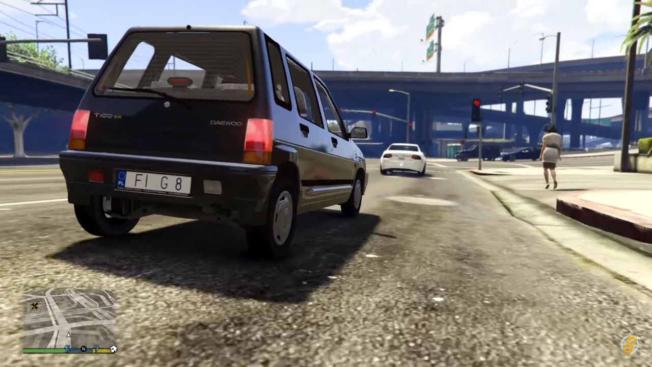 GTA V – pobierajcie Daewoo Tico na polskich blachach