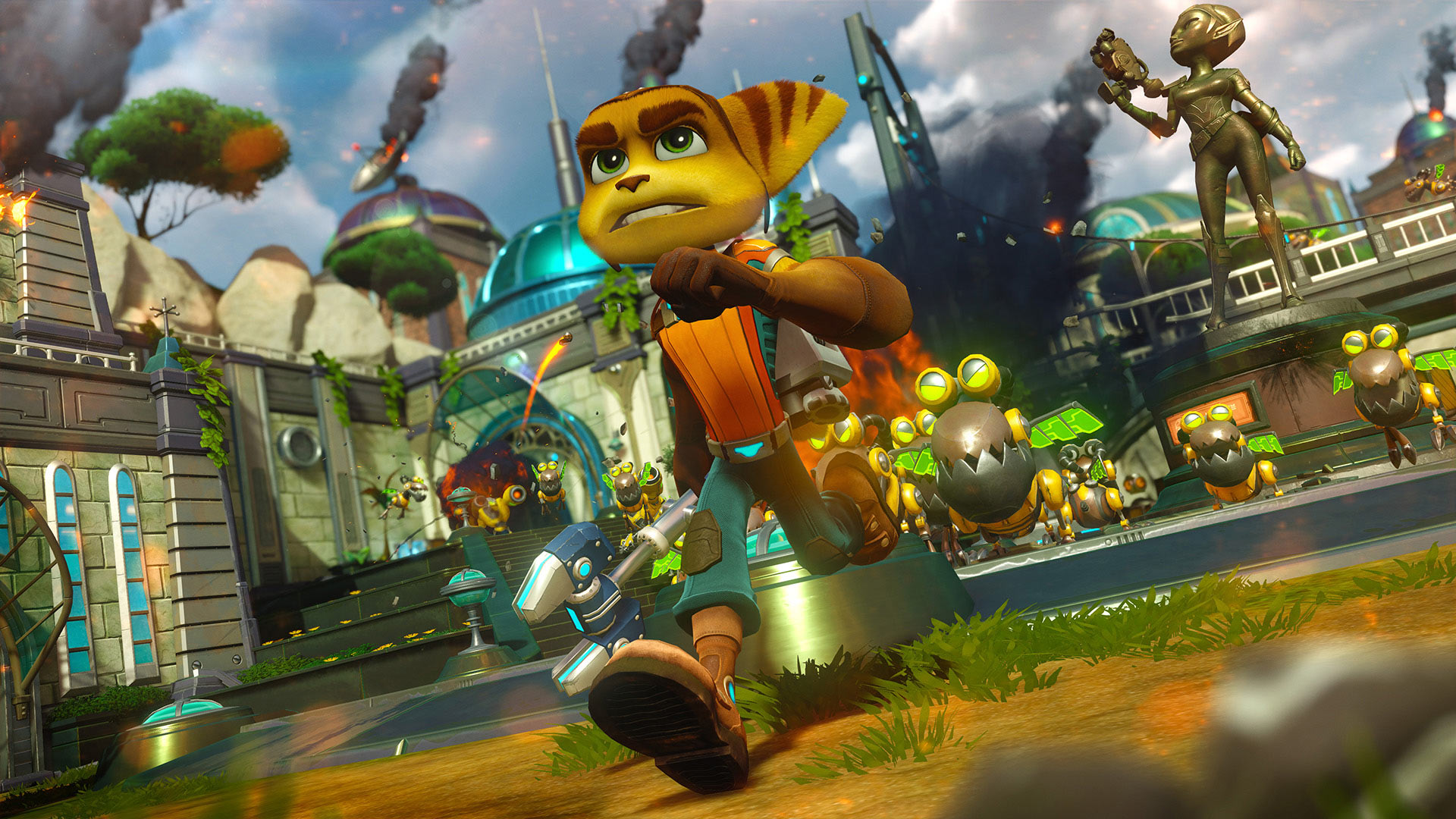 Tak wyładniał Ratchet & Clank. Porównanie PS4 vs PS2