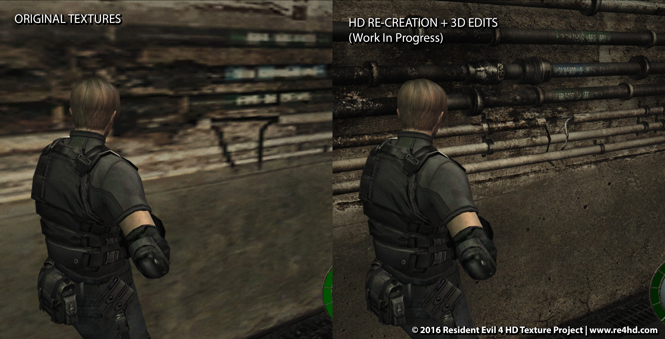 Resident Evil 4 HD Project kontra Vanilla Version