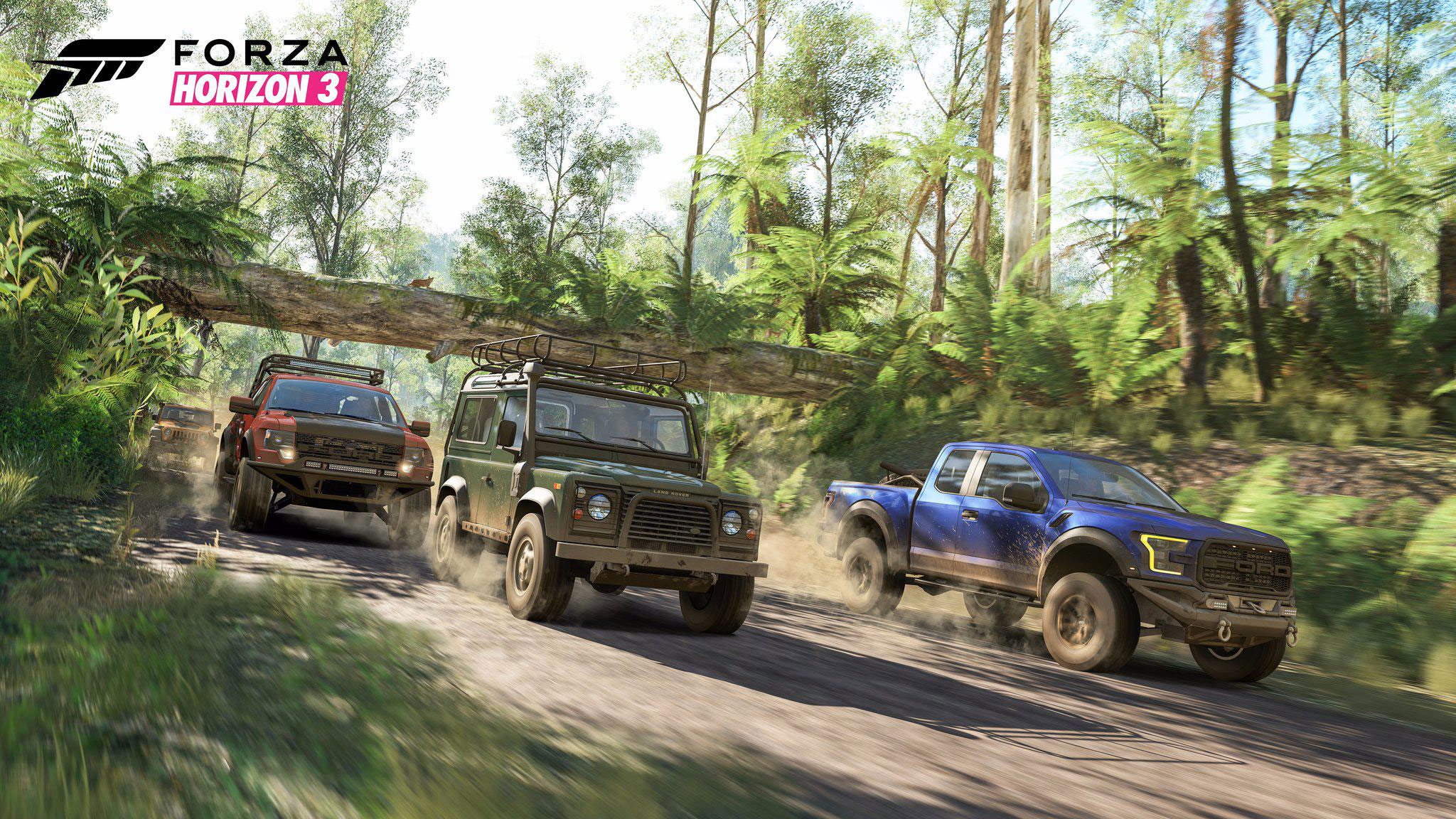 Forza Horizon 3 w 4K na materiale z rozgrywki