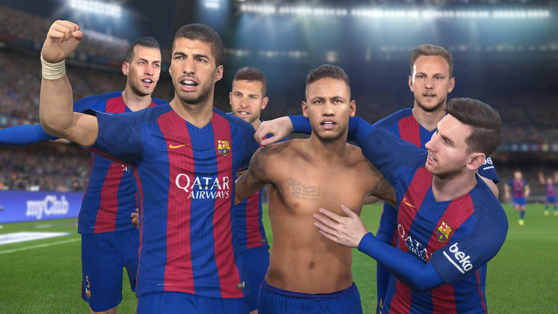 PES 2017 – na okładce Messi i czterech innych piłkarzy FC Barcelona