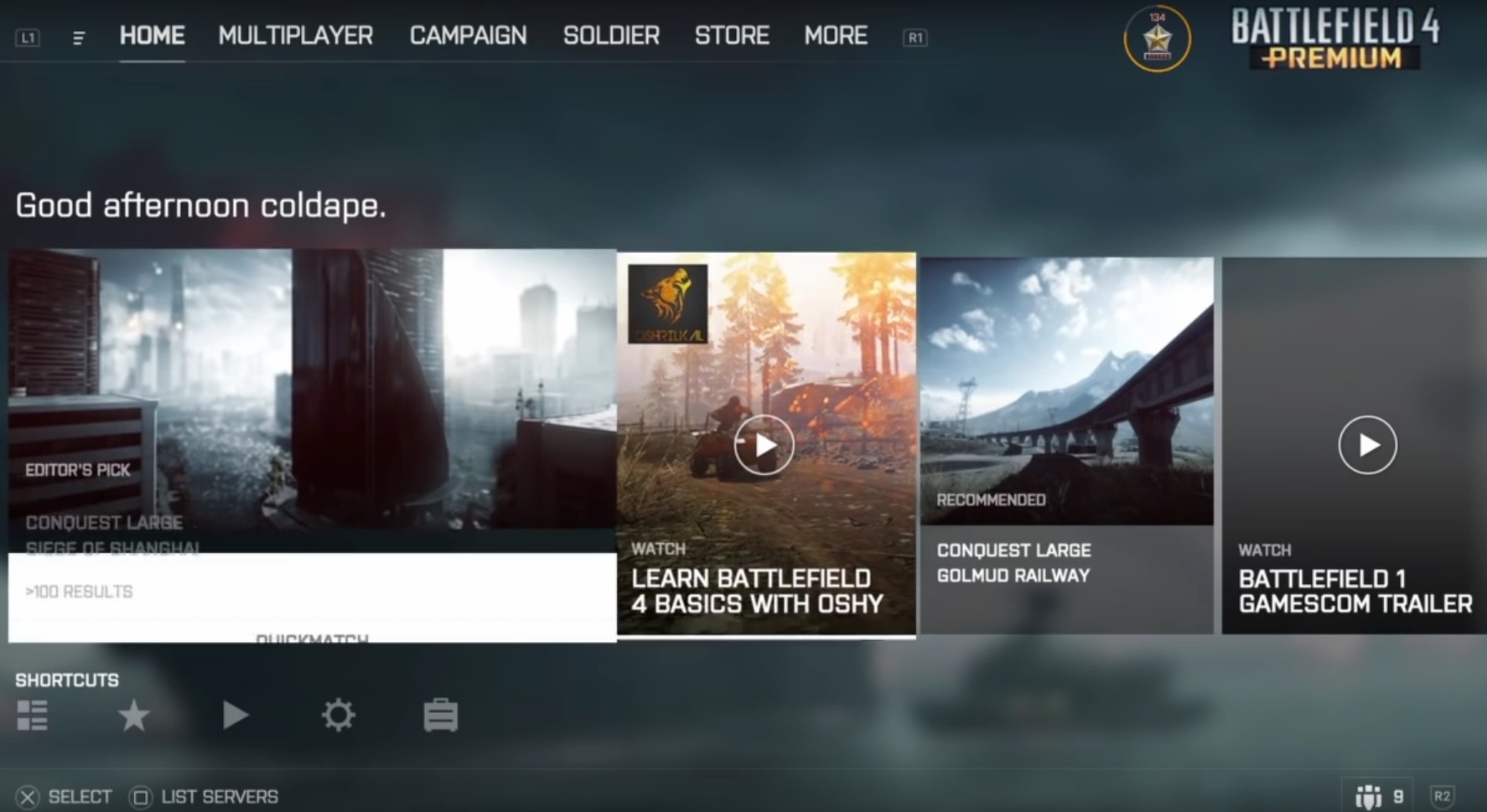 Battlefield 4 ma teraz nowe menu na konsolach