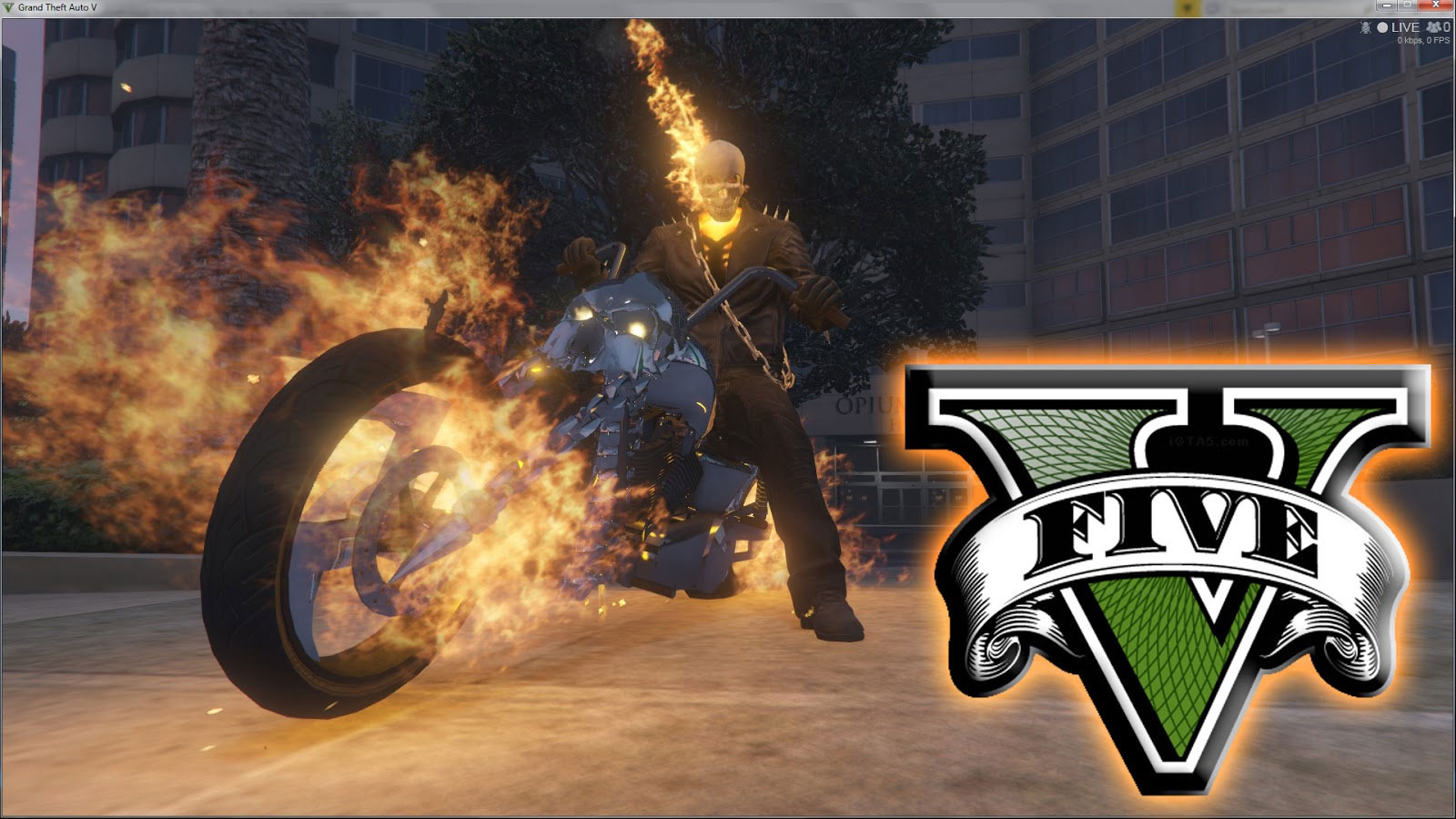 Ghost Rider w GTA V, czyli “Ogniu krocz za mną”