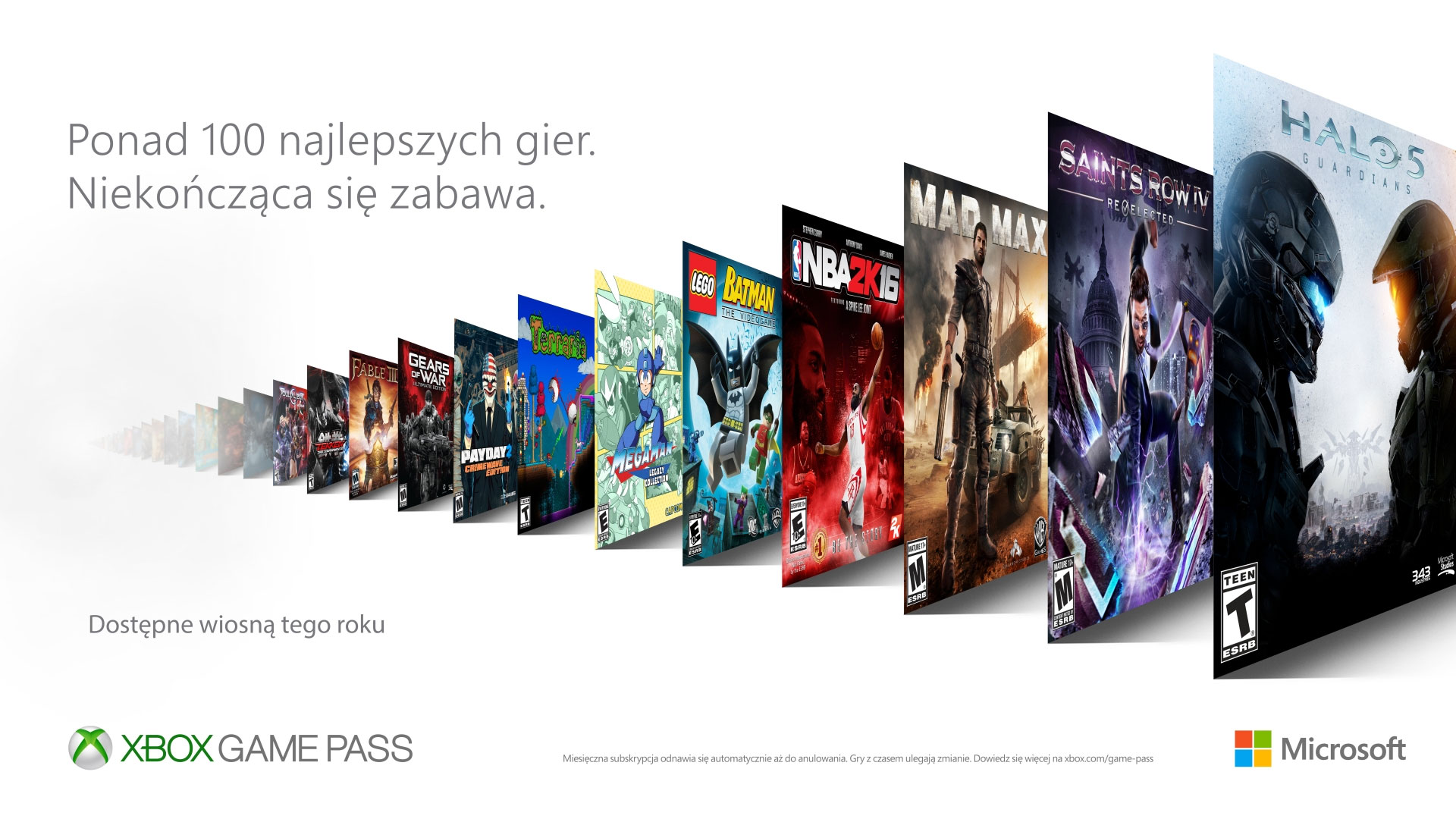 Abonament Xbox Game Pass – ponad 100 gier za stałą opłatę miesięczną