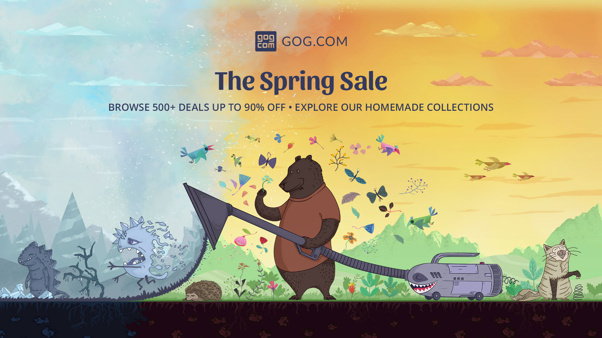 Wiosenna promocja na GOG.com – ponad 500 gier w ofercie!