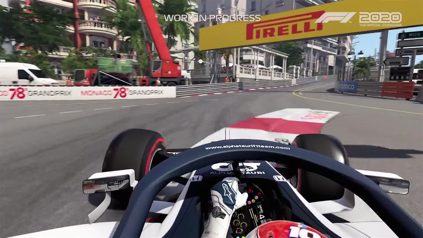 F1 2020 i wąskie uliczki Monaco. Zobaczcie filmik