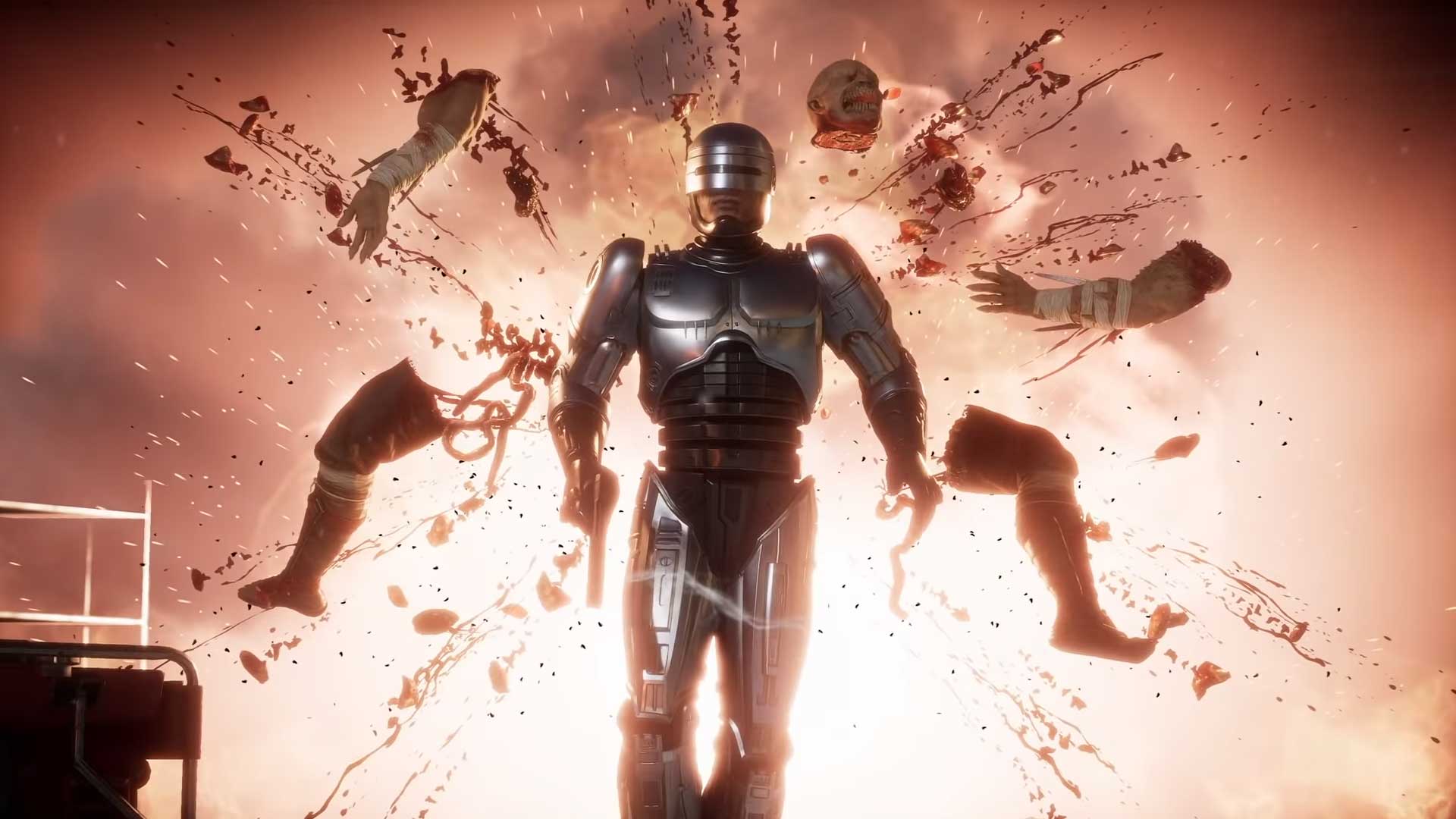 Mortal Kombat 11: Aftermath – gameplay. Fujin, Sheeva i RoboCop w akcji