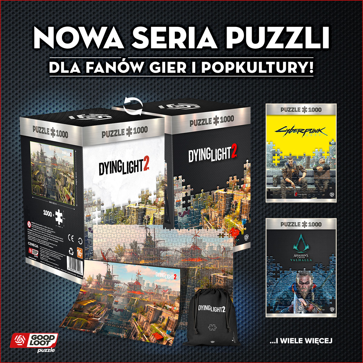 Puzzle od Cenegi i Good Loot już dostępne w sprzedaży. Gratka dla kolekcjonerów!