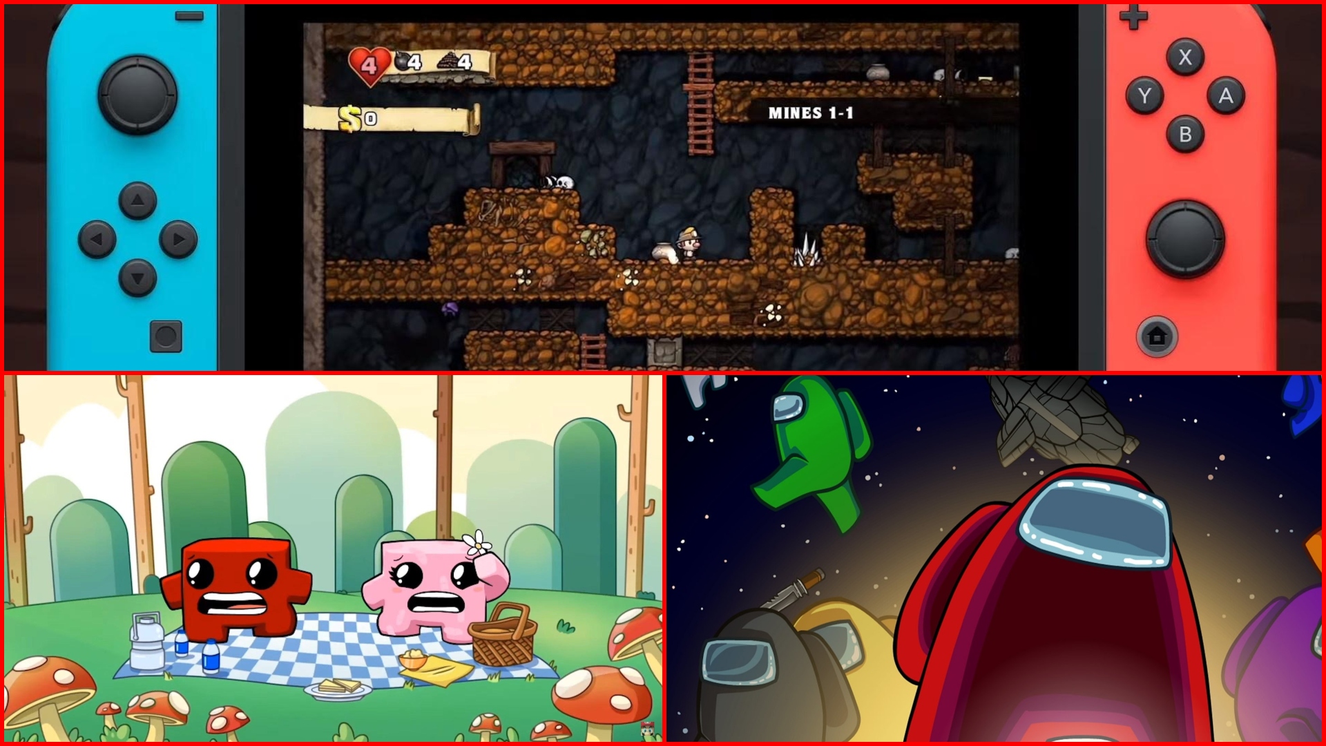 Super Meat Boy Forever, seria Spelunky i Among Us zmierzają na Switcha