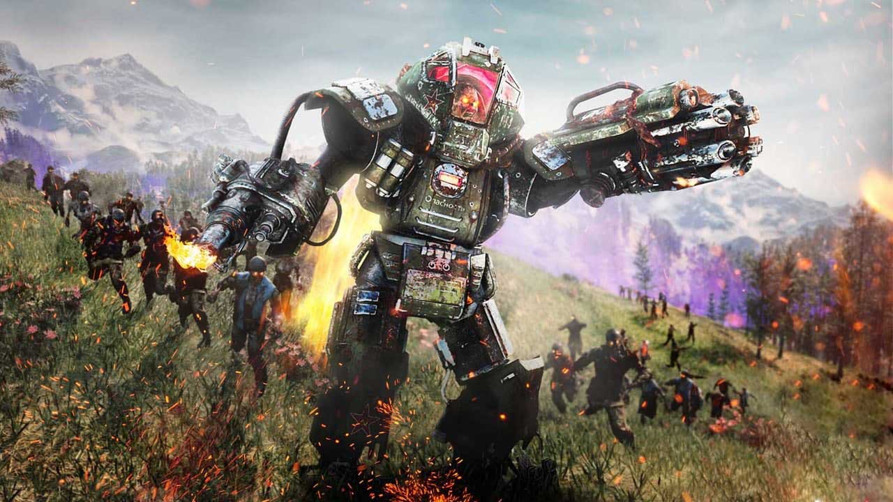 Black Ops Cold War Outbreak mech zombie