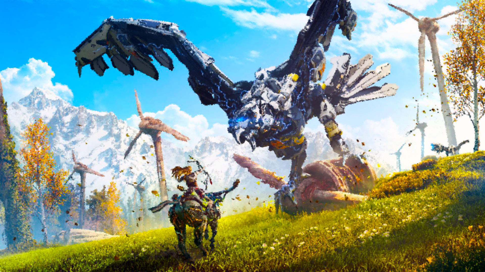 Horizon Zero Dawn z grafiką rodem z PS1. Gracz postarzył hit Guerilla Games