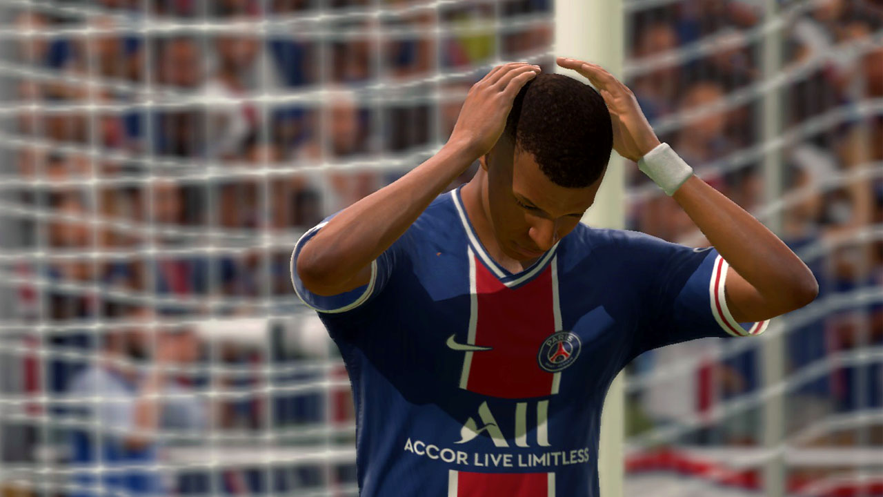 EA FIFA 21 - smutny piłkarz