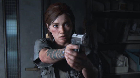 The Last of Us 2 - Eliie z pistoletem