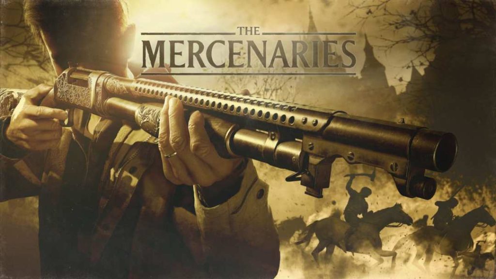 Okładka trybu The Mercenaries z Resident Evil Village