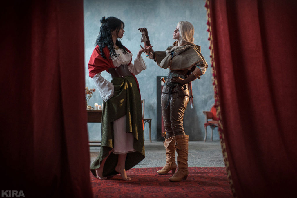 Wiedźmin 3 cosplay z Ciri