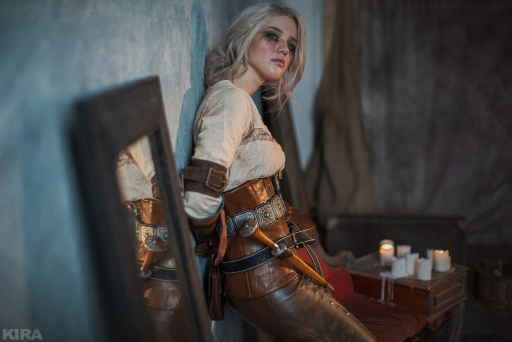 Wiedźmin 3 cosplay z Ciri