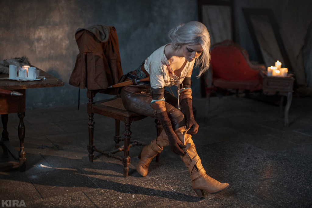 Wiedźmin 3 cosplay z Ciri