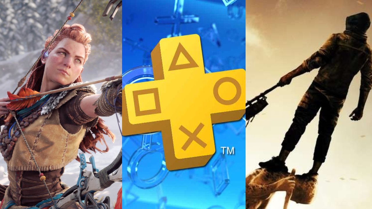 DoGRYwka - Aloy z Horizon Forbidden West, logo PS Plus, bohayer z Dying Light 2