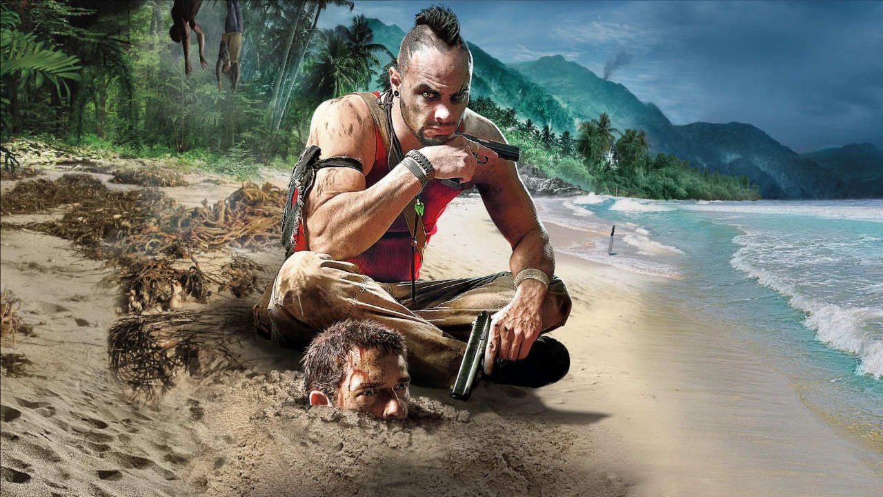 Far Cry 3 - Vaas (z easter egga w Far Cry 6) i zakopany w ziemi główny bohater