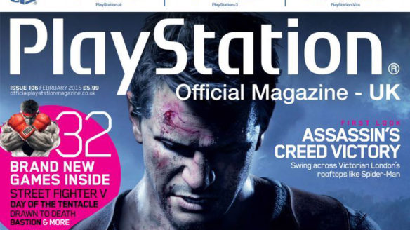 Official PlayStation Magazine okładka z 2015 roku