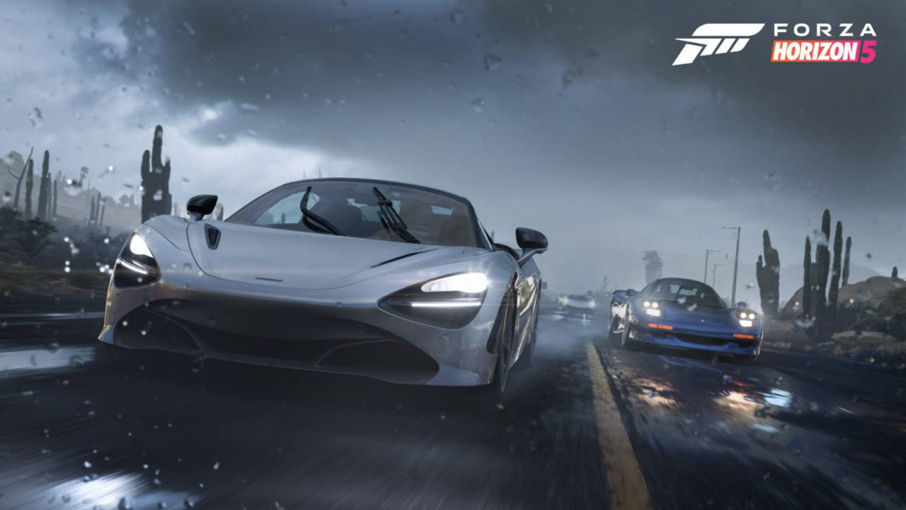 Forza Horizon 5 - wyścig samochodów w deszczu