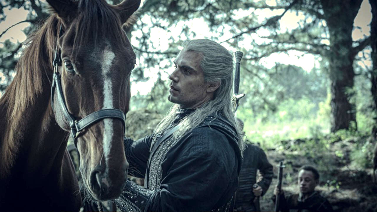 Wiedźmin Geralt i koń