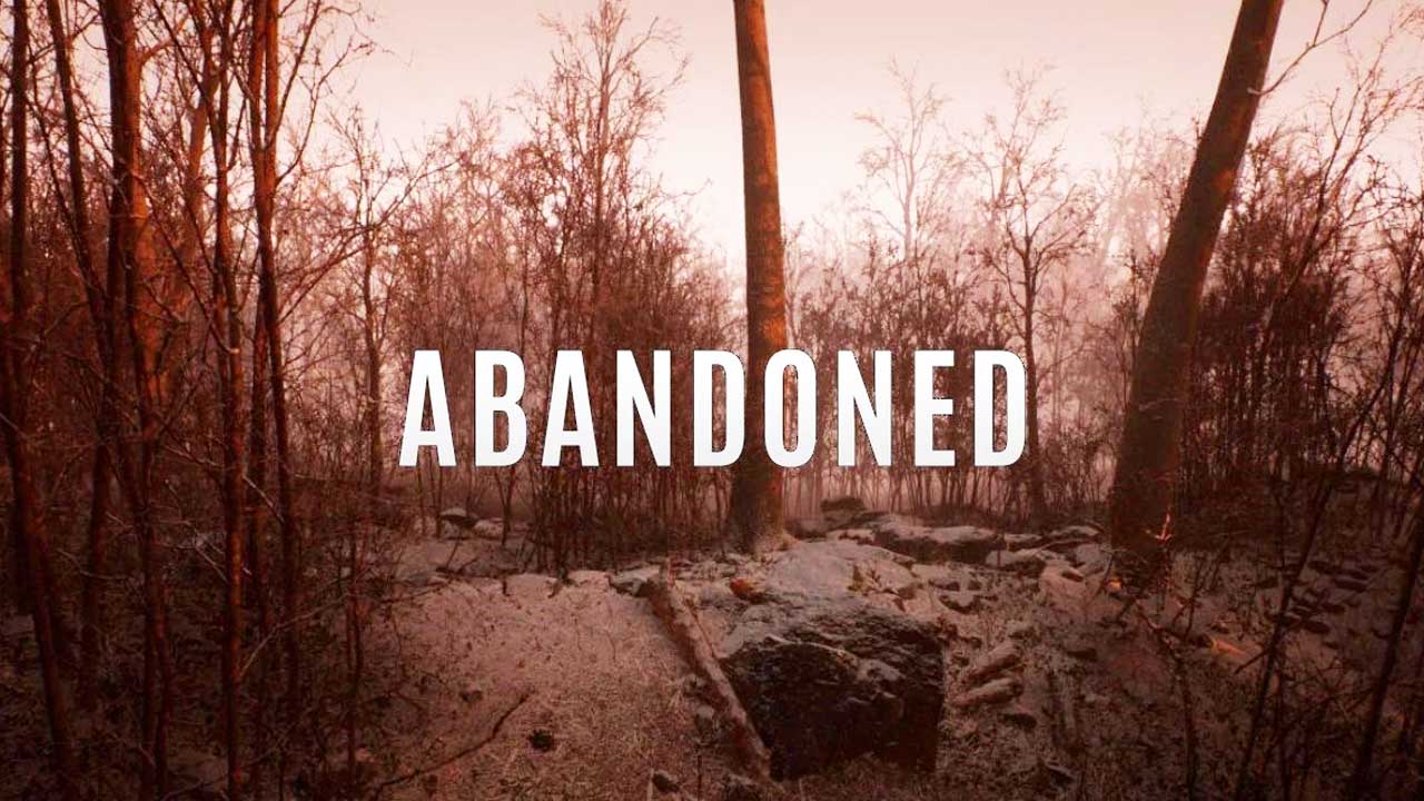 Abandoned - zrzut ekranu z logo gry