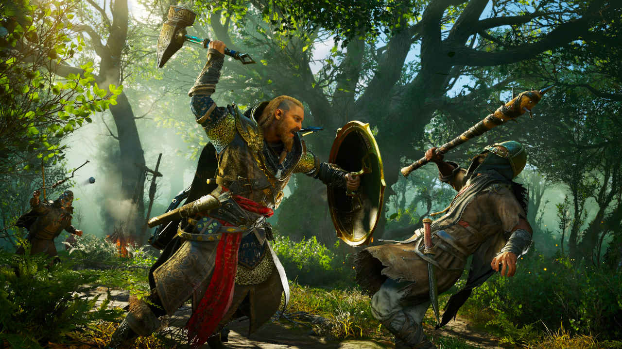 Assassin's Creed Valhalla - Eivor walczy z wrogiem