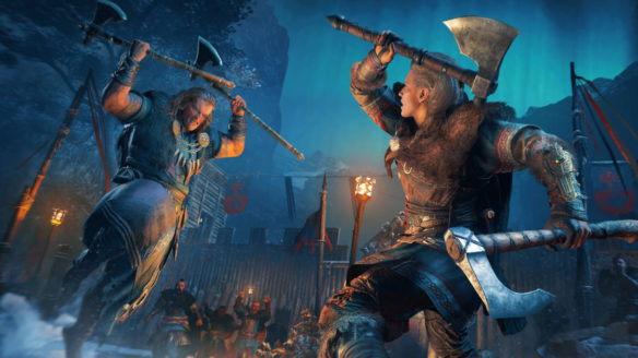 Assassin's Creed Valhalla - Eivor walczy z przeciwnikiem na śmierć i życie