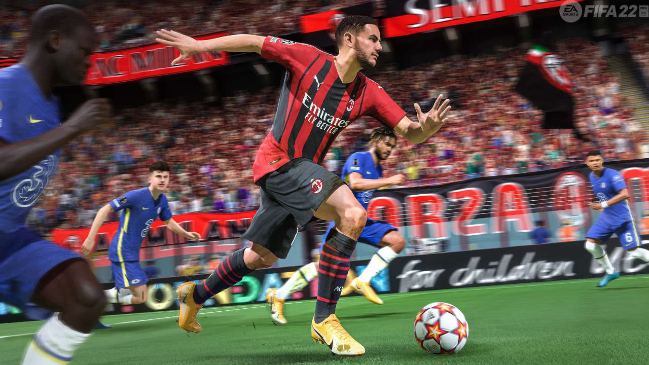 FIFA 22 od EA - piłkarze walczą o świetny wynik meczu