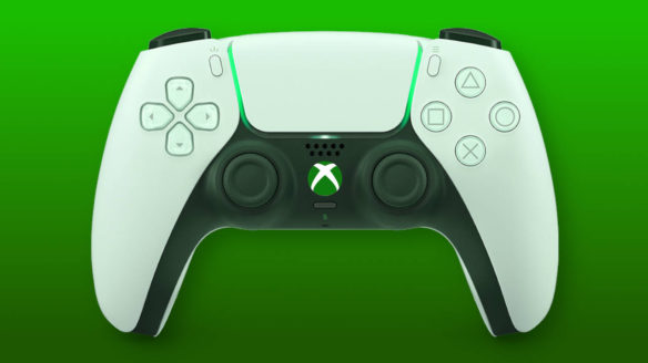 Kontroler DualSense z logo Xbox