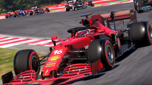 Nowe gry na PlayStation - czerwony bolid F1