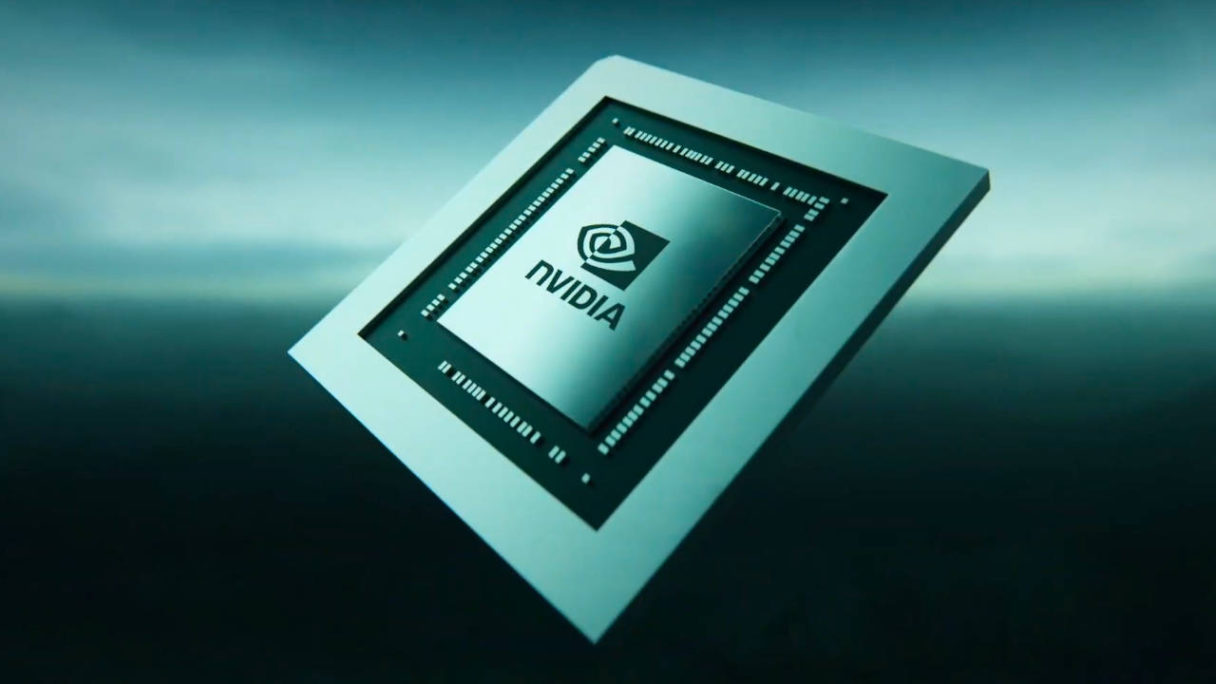 Nvidia chip z logo firmy - RTX 3090 Ti