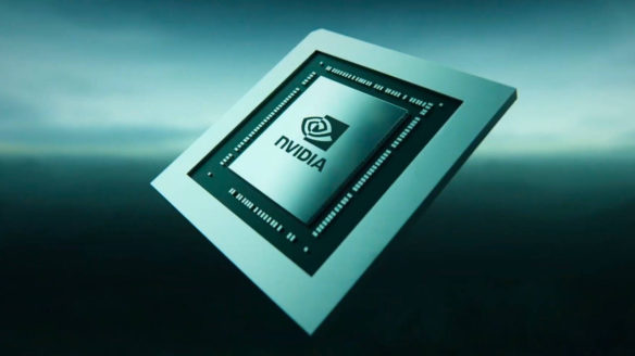 Nvidia chip z logo firmy - RTX 3090 Ti