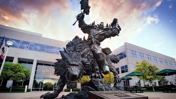 Activision Blizzard - statua z Warcraft