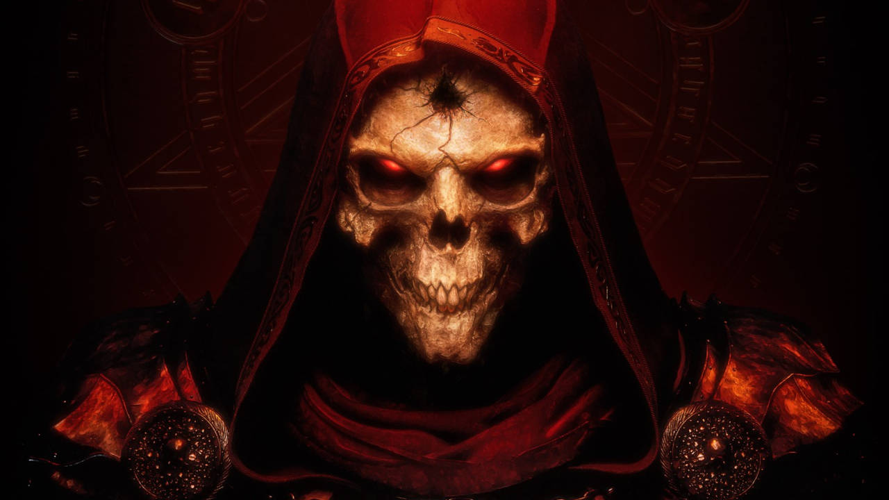 Diablo 2 Resurrected - diabeł z okładki gry