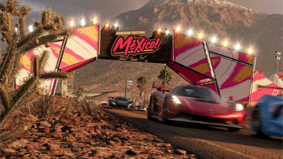 Forza Horizon 5 - wyścig samochodów - właśnie przekroczyły metę w Meksyku