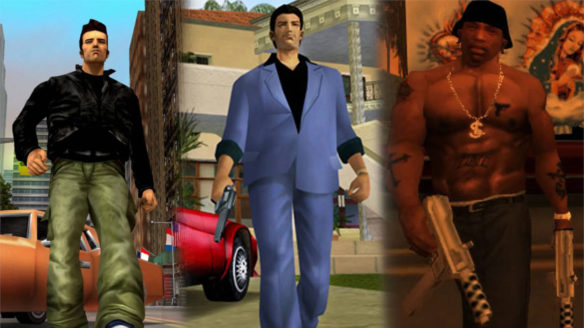 GTA Trilogy Remake - główni bohaterowie "trójki", Vice City i San Andreas
