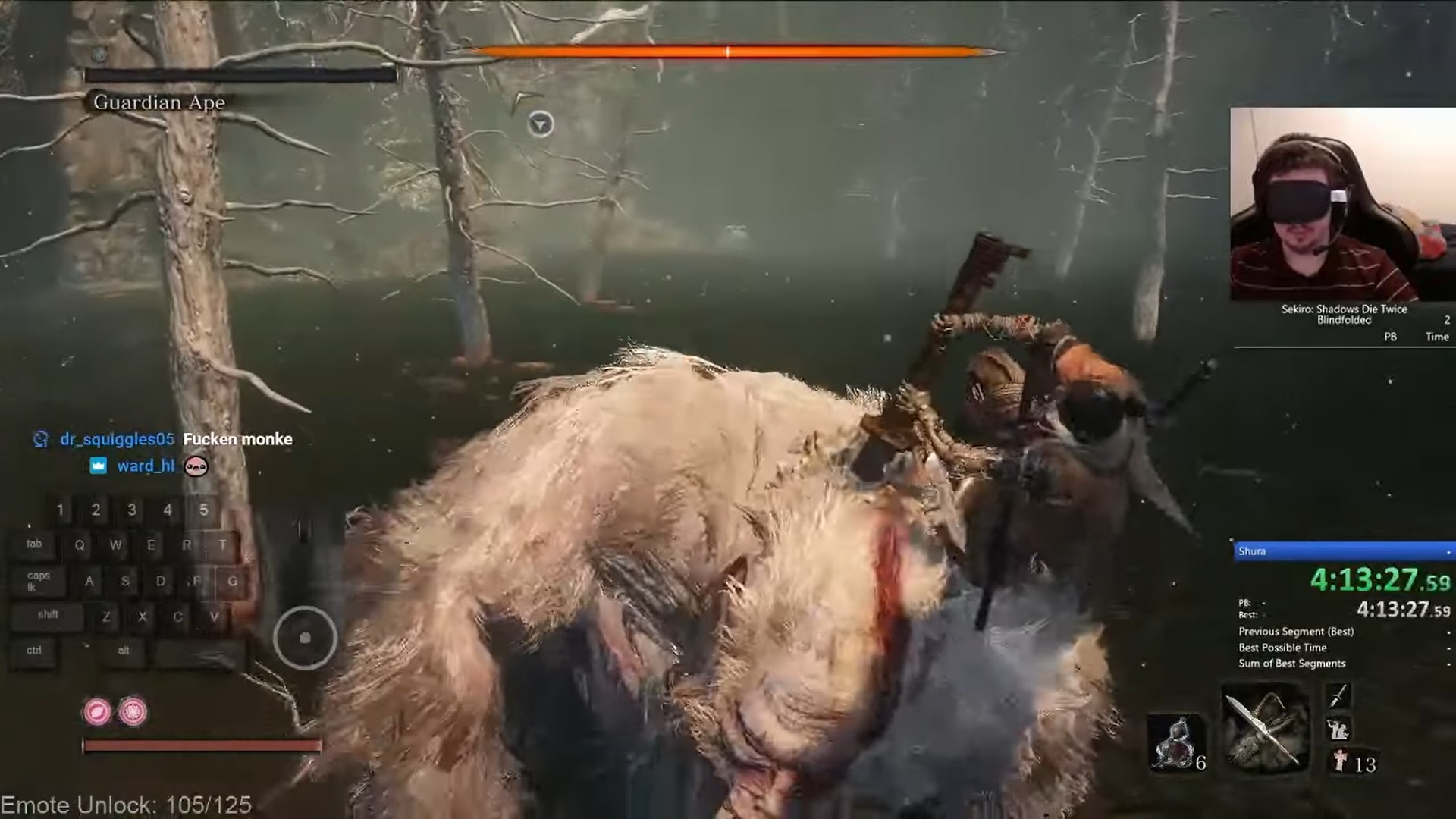 Sekiro speedrunning