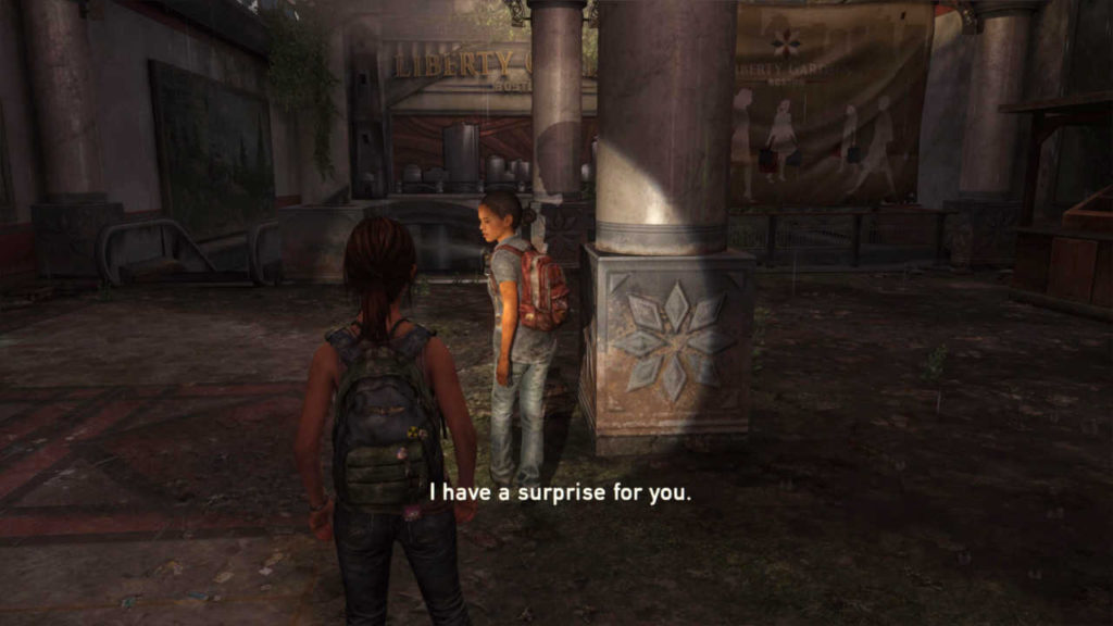 The Last of Us Part Left Behind - Riley mówi Ellie, że ma dla niej niespodziankę