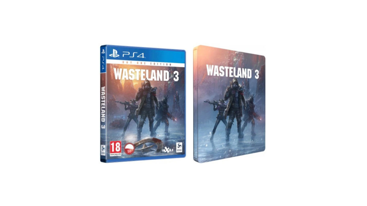 wasteland 3 day one edition ps4 steelbook