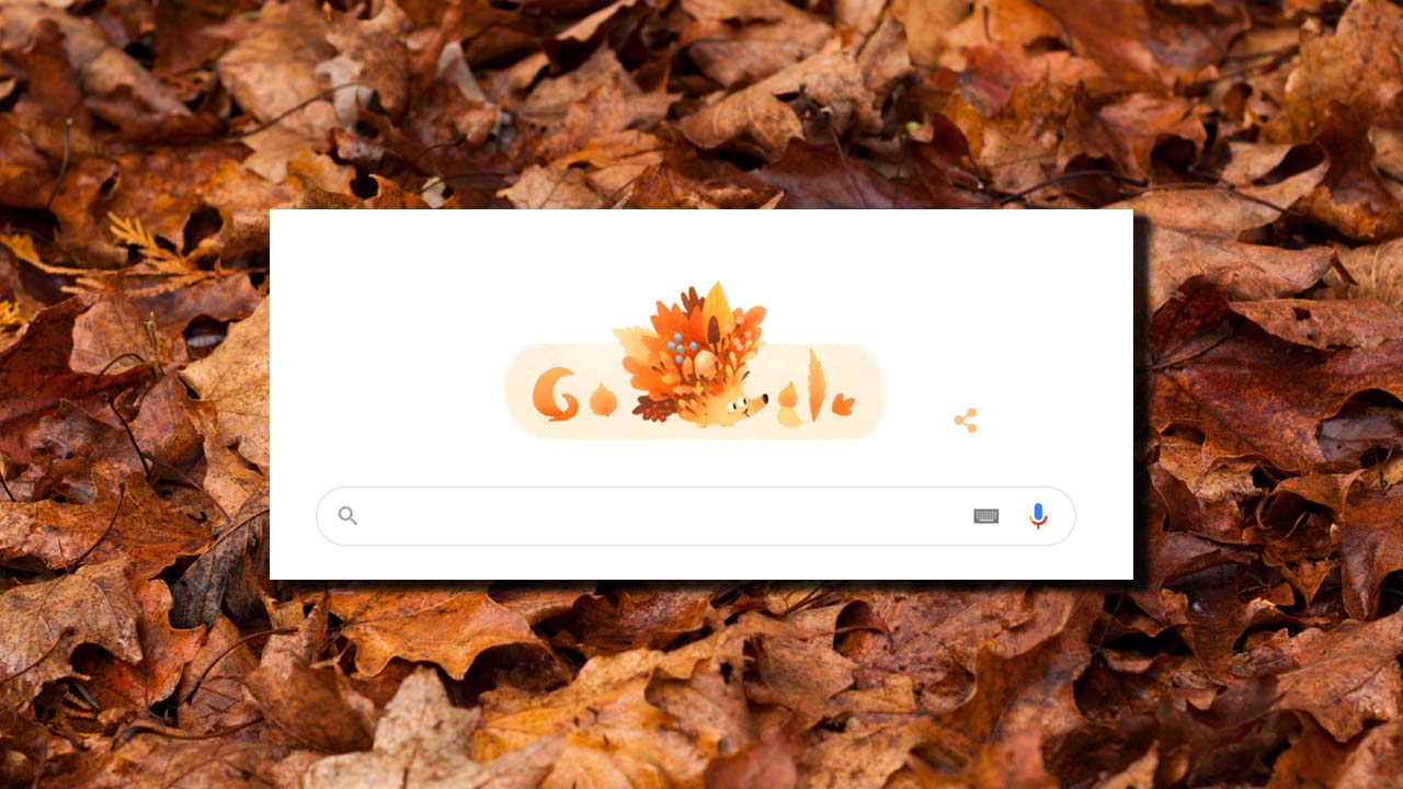 Google Doodle - jesień