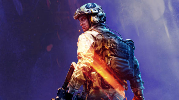 Battlefield 2042 - żołnierz z okładki na innym tle