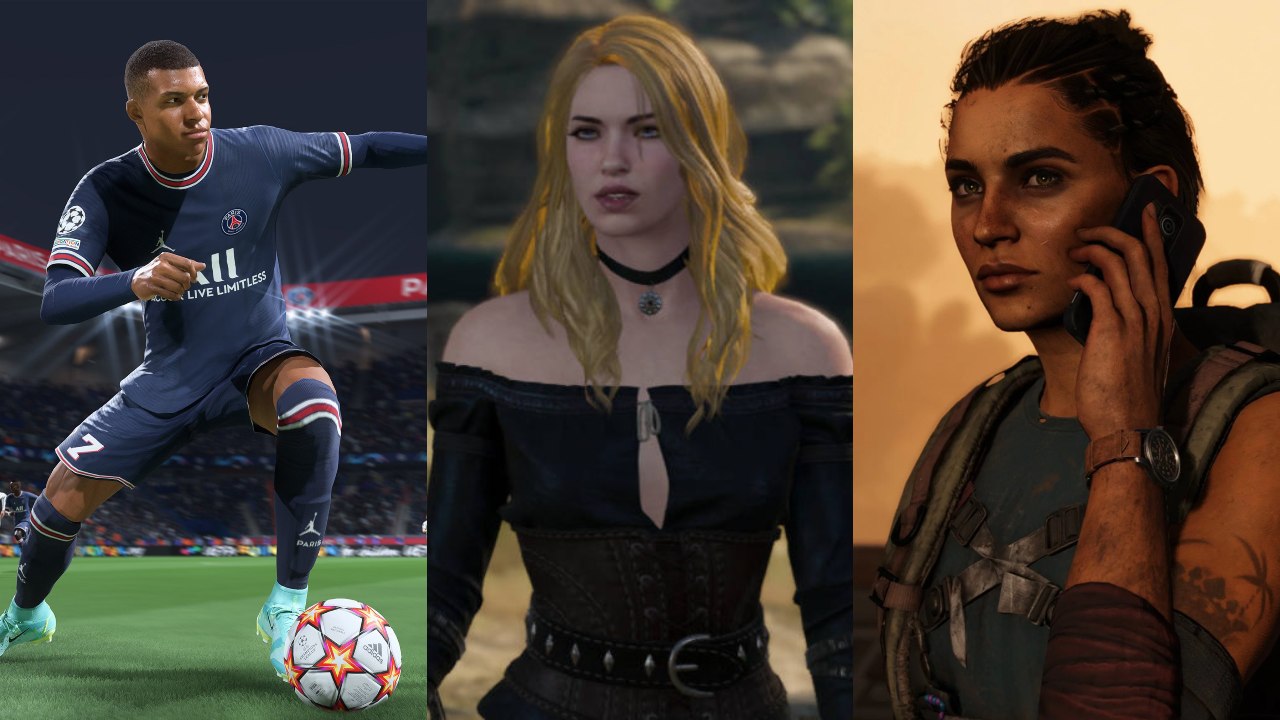 Piłkarz z FIFA 22, Yennefer blondynka i Dani z Far Cry 6