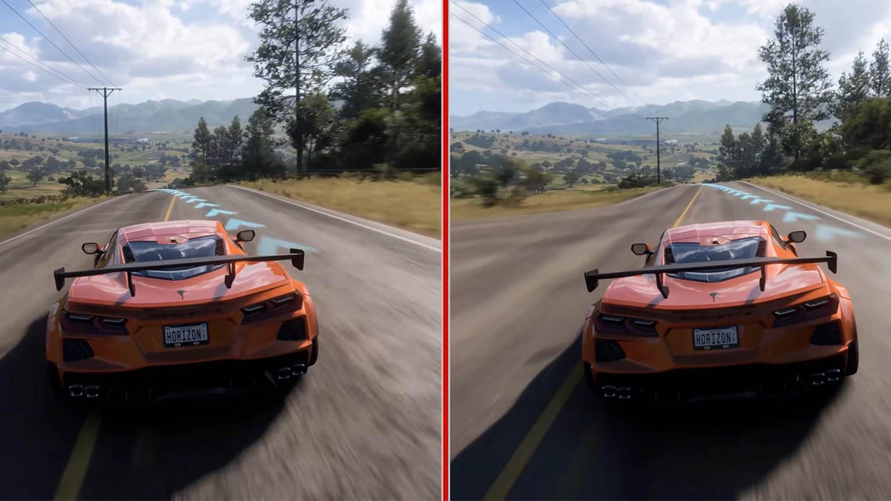 Forza Horizon 5 - porównanie trybów działania