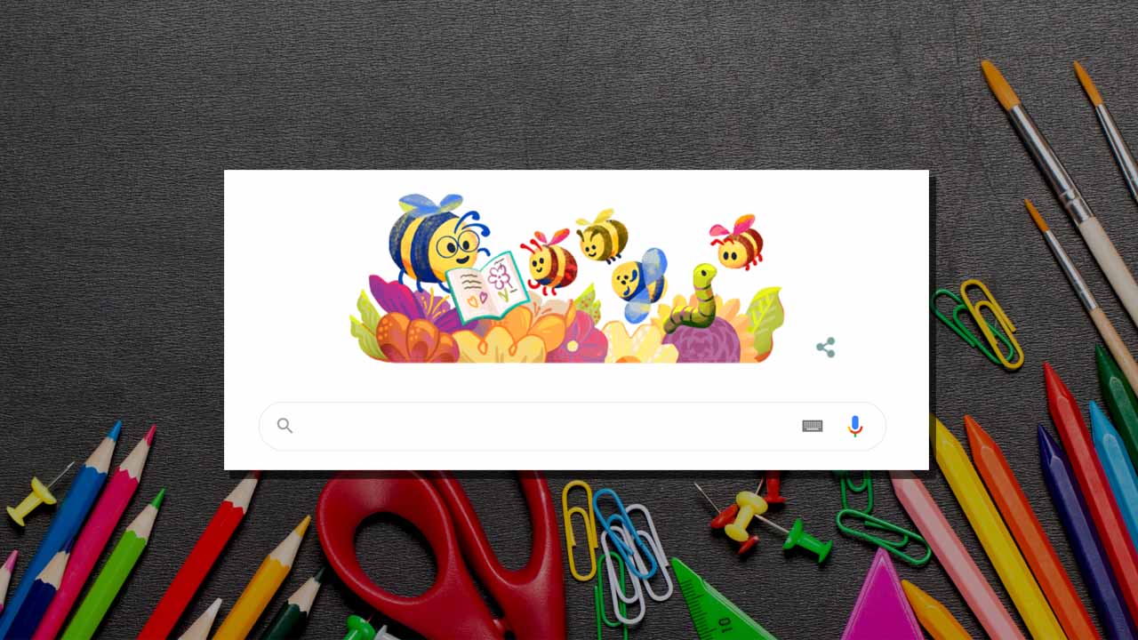 Google Doodle - Dzień Edukacji NArodowej