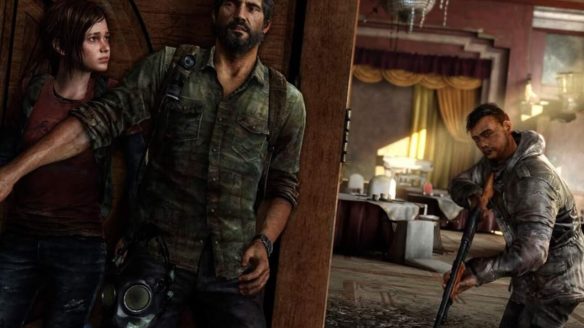 joel i ellie z the last of us na playstation 3